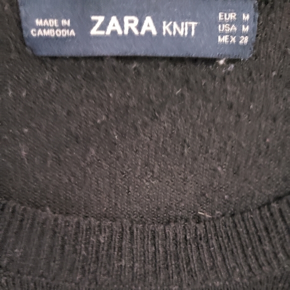 Zara Black Women's Sweater Size M - Picture 3 of 3